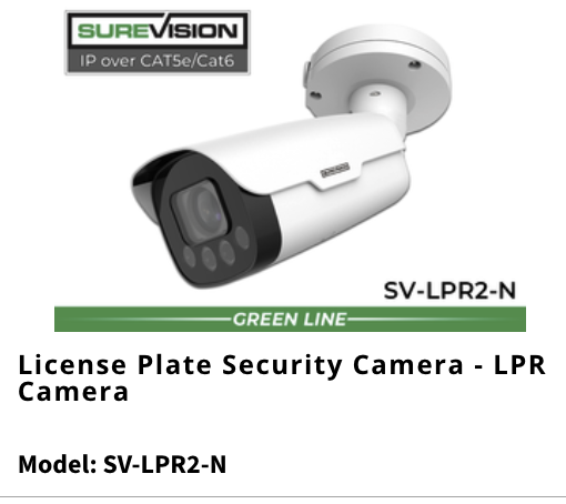 License Plate Camera | LPR Security Camera