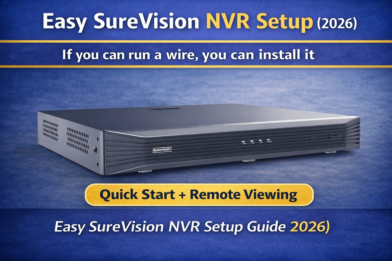 NVR Installation 